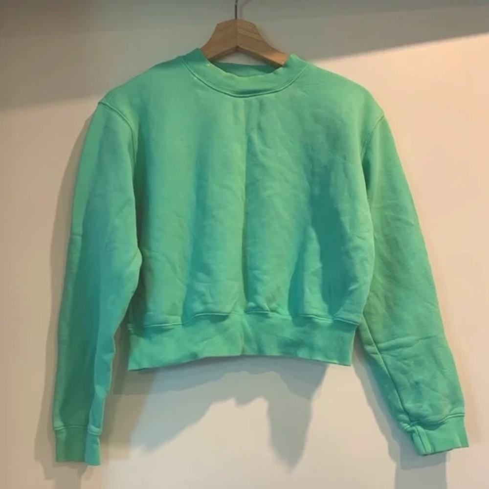 TNA cropped crew neck sweatshirt